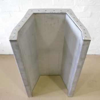 Trough fabrication manufactured from 304 stainless steel